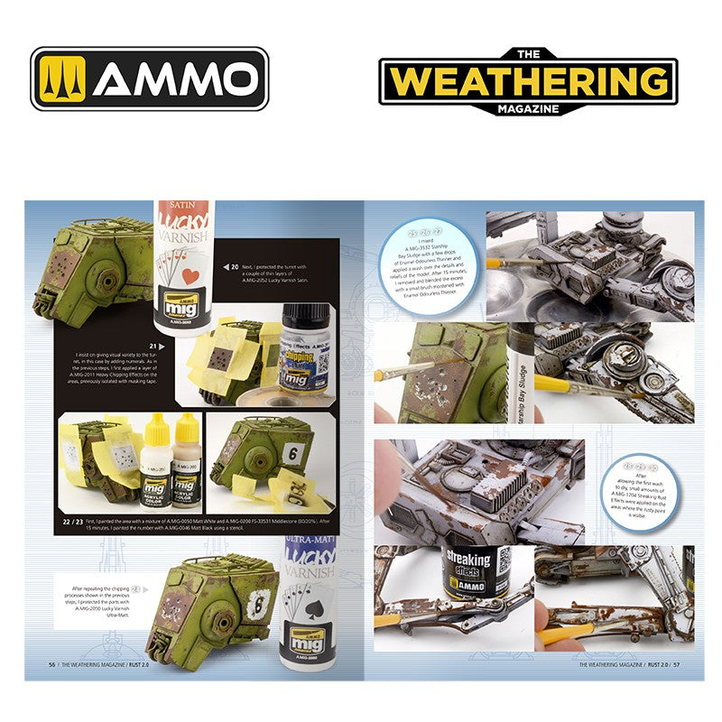 Ammo Mig THE WEATHERING MAGAZINE 38 - Rust 2.0 (English)