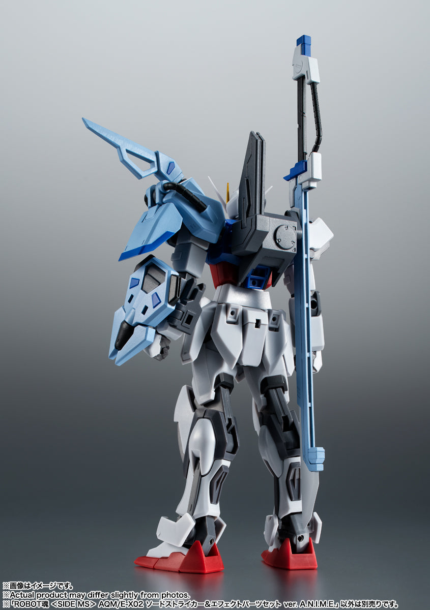 BANDAI Tamashii AQM/E-X02 SWORD STRIKER ＆ EFFECT PARTS SET ver. A.N.I.M.E. "MOBILE SUIT GUNDAM SEED", Bandai Spirits Robot Spirits