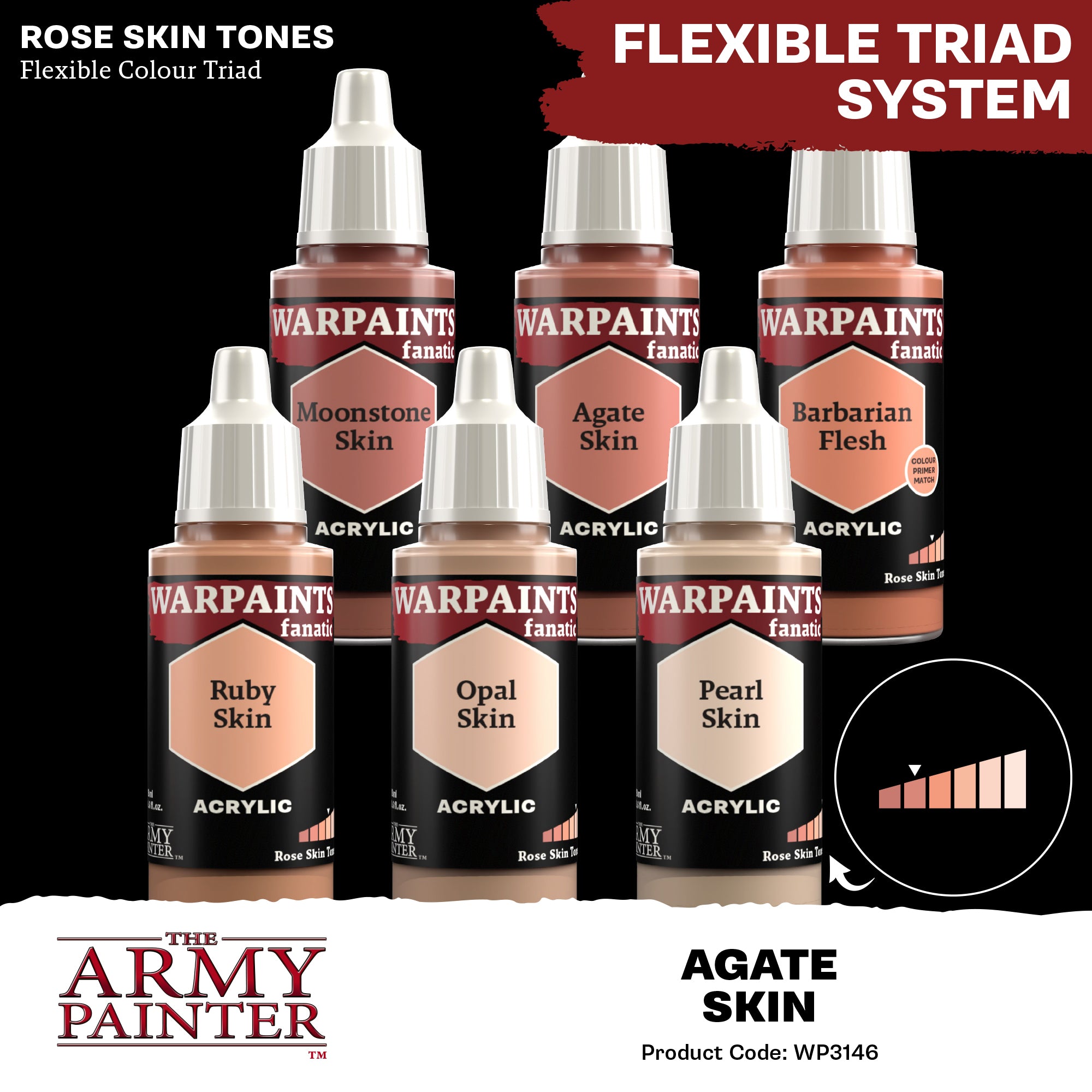 Army Painter Warpaints Fanatic Acrylic, Agate Skin