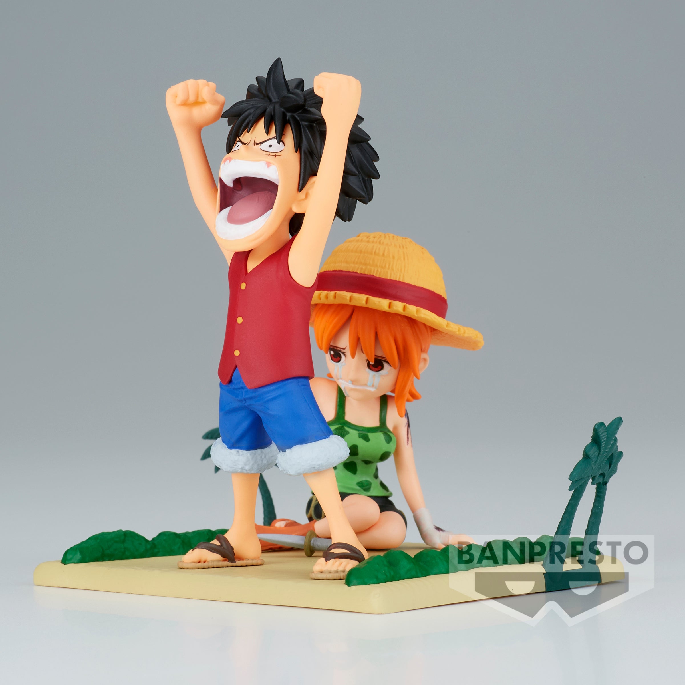 Bandai Spirits World Collectable Figure Log Stories Luffy & Nami "One Piece"