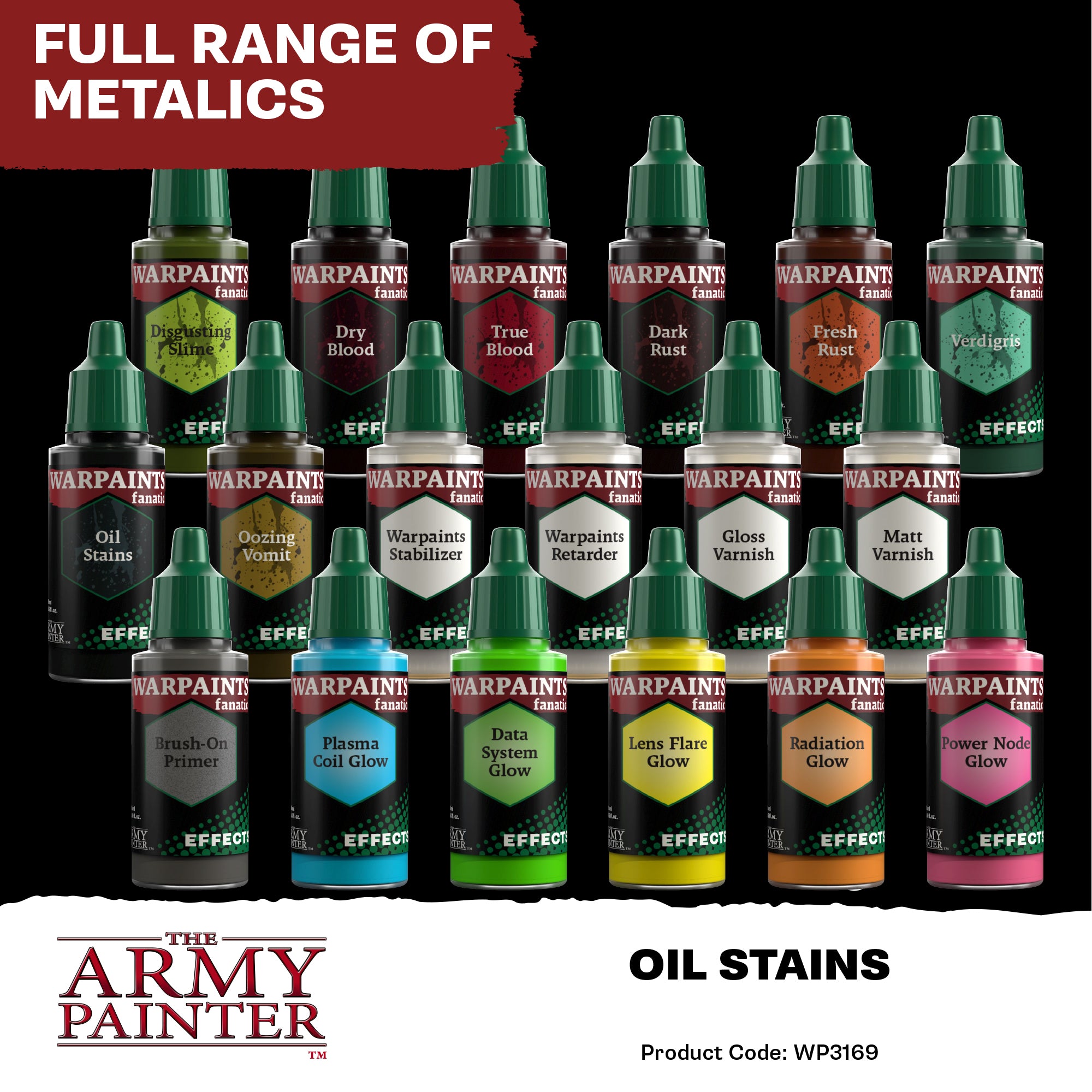 Army Painter Warpaints Fanatic Effects, Oil Stains