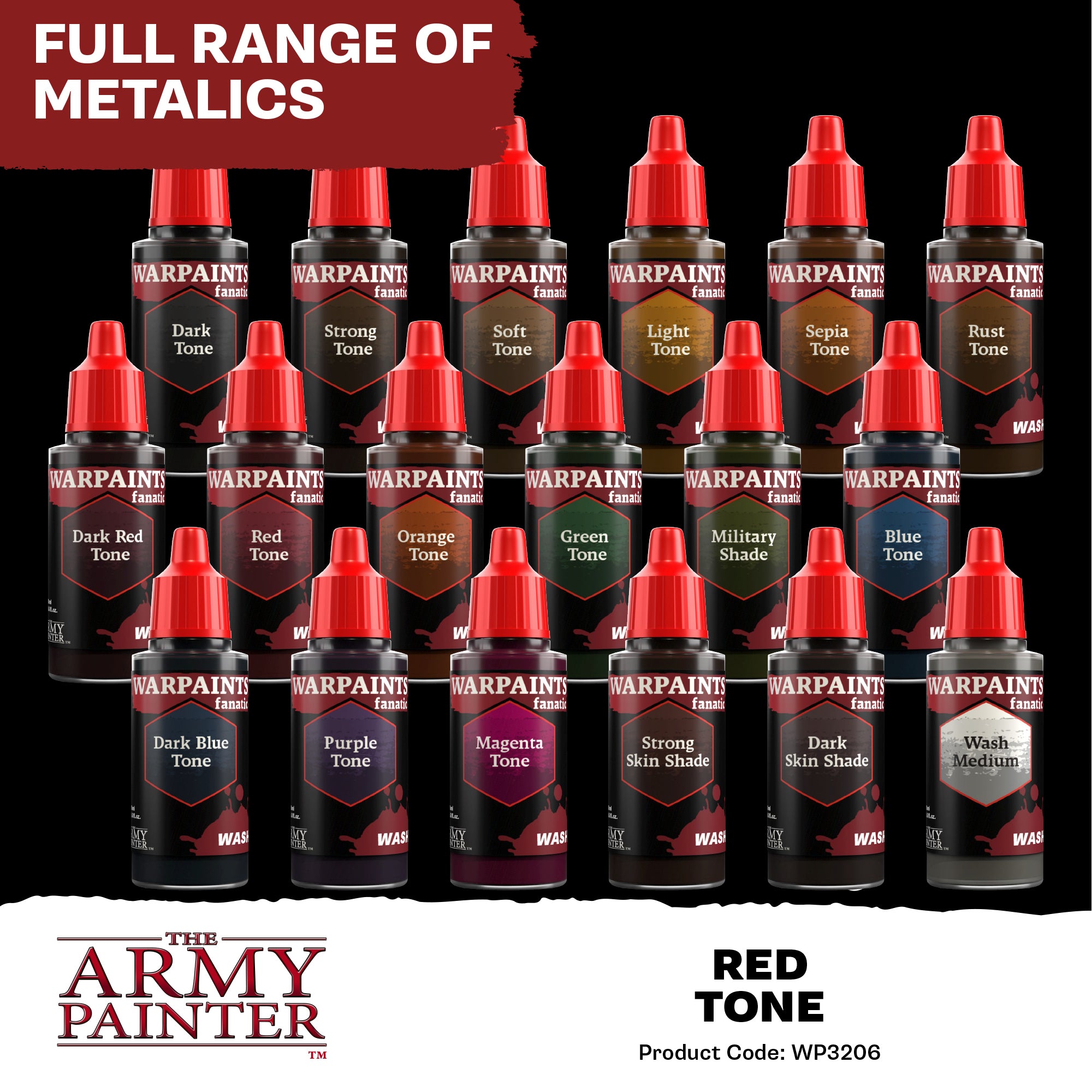 Army Painter Warpaints Fanatic Wash, Red Tone