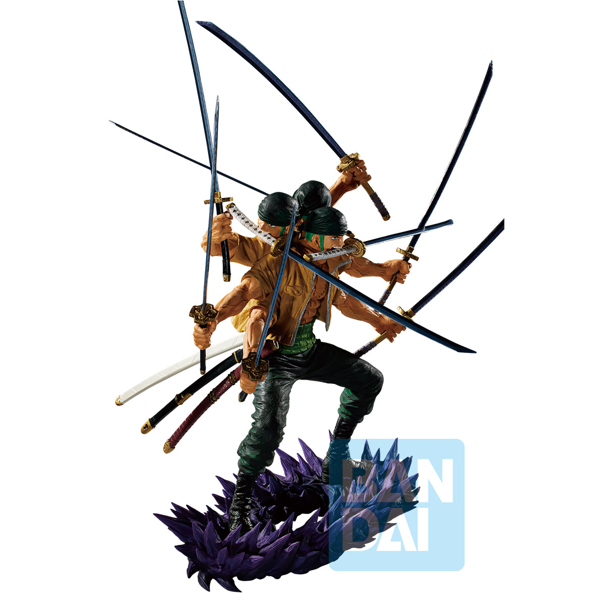 Bandai Ichibansho Figure Roronoa Zoro (Genealogy of Swordsman's Soul) "One Piece"