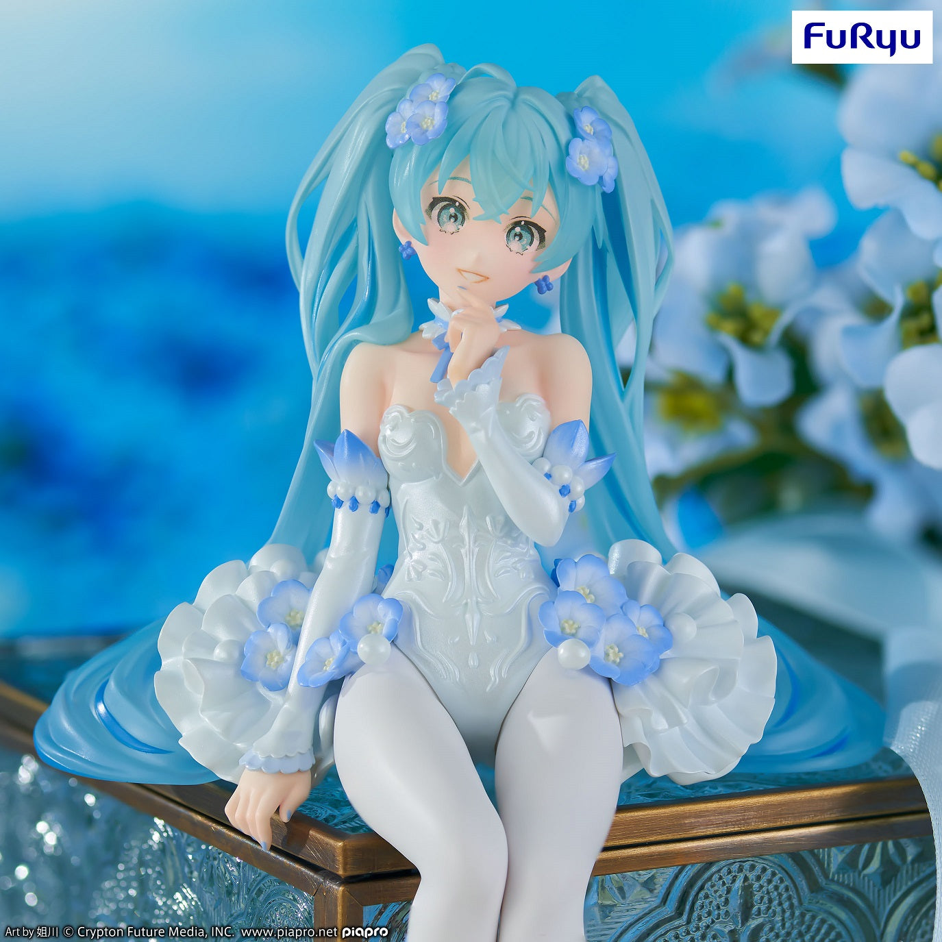 FURYU Corporation Hatsune Miku　Noodle Stopper Figure -Hatsune Miku Flower Fairy Nemophila-(re-run)