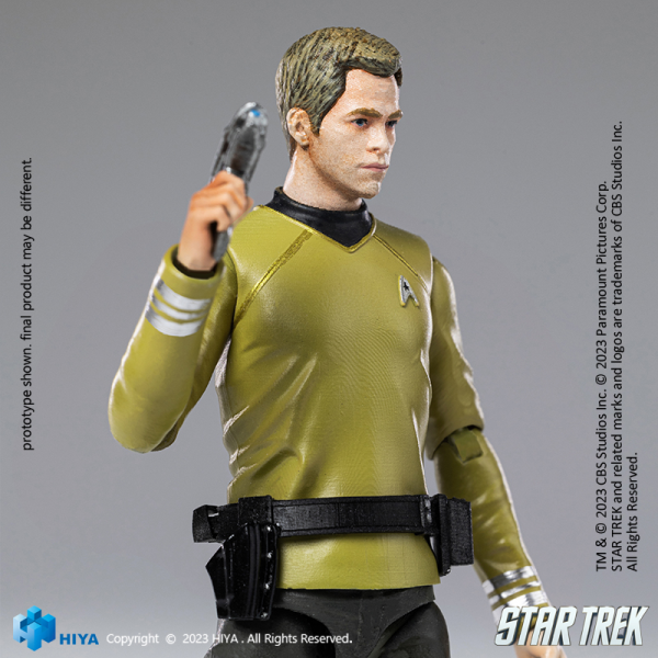 HIYA Toys Exquisite Mini Series 1/18 Scale STAR TREK 2009 Kirk Action Figure