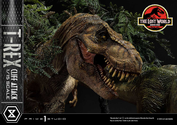 Prime 1 Studio Legacy Museum Collection The Lost World: Jurassic Park (Film) T-Rex Cliff Attack 1/15 scale Bonus Version(4582647121011)(4582647121011)