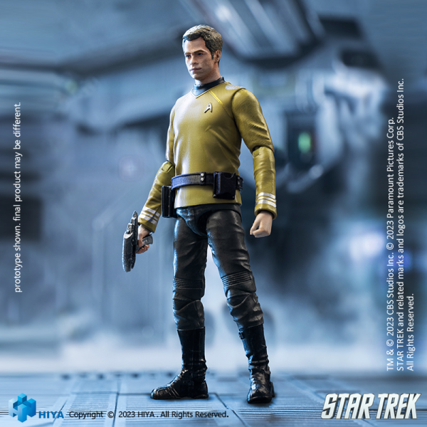 HIYA Toys Exquisite Mini Series 1/18 Scale STAR TREK 2009 Kirk Action Figure