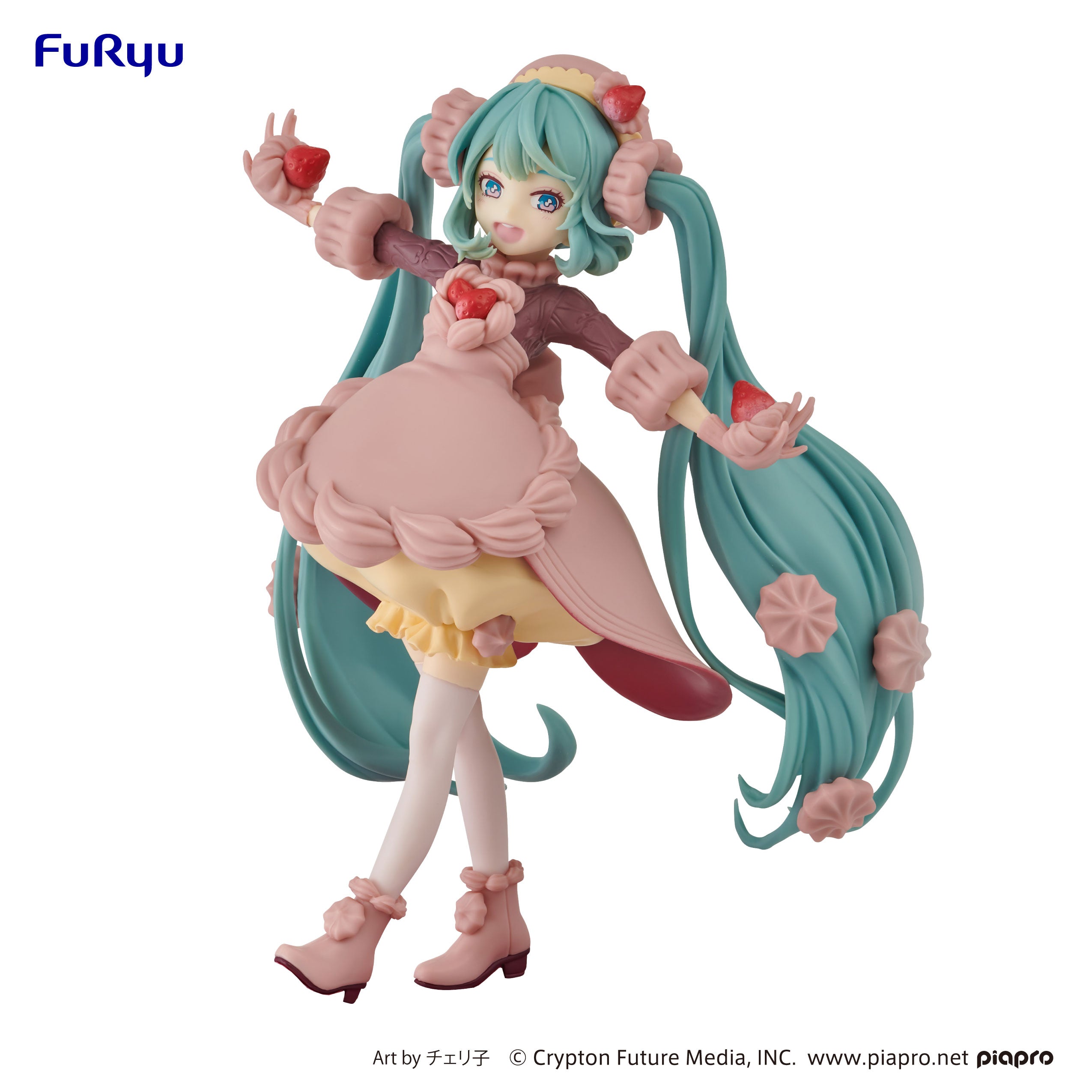 FURYU Corporation Hatsune Miku　SweetSweets Series Figure -Strawberry Chocolate Short-(re-run)