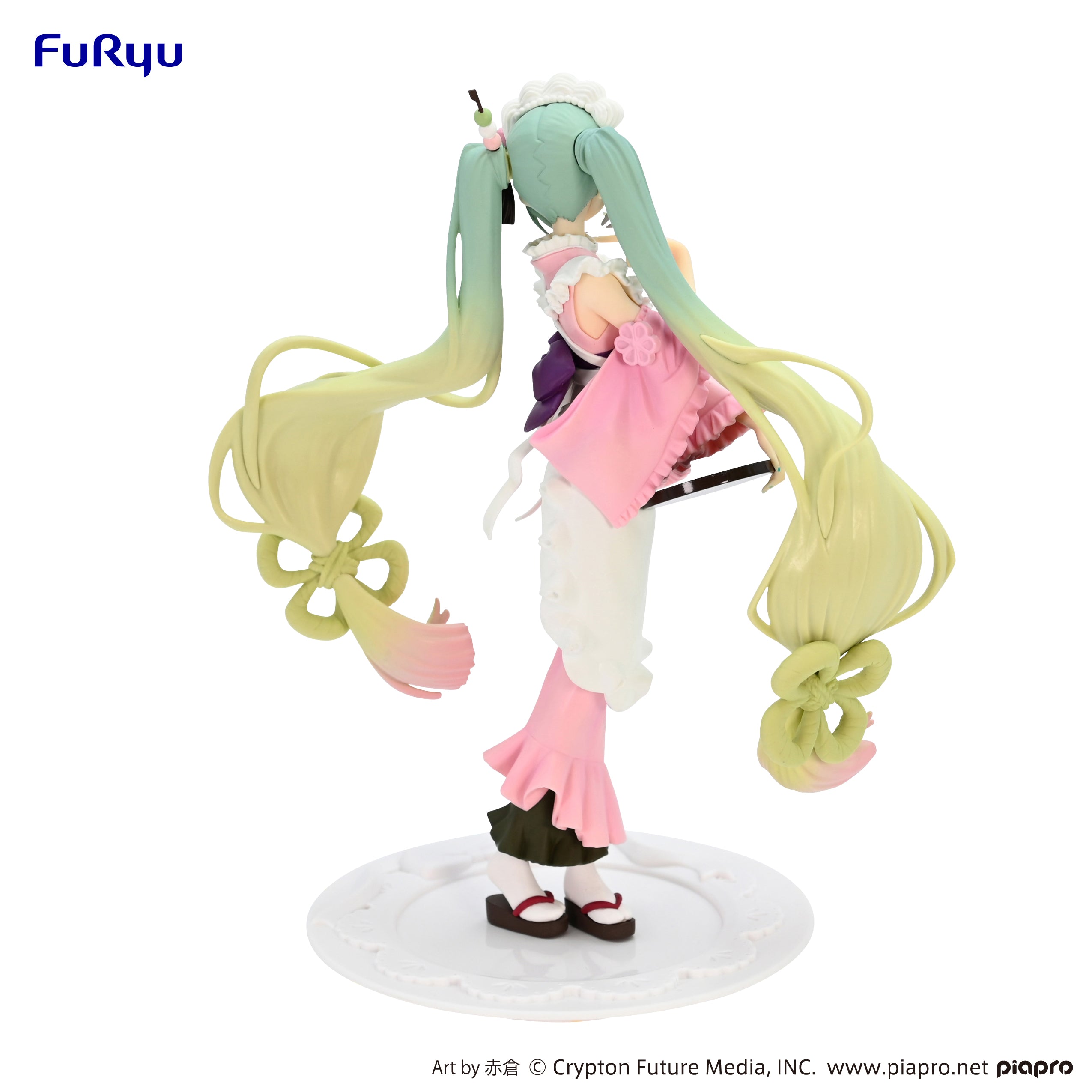 FURYU Corporation Hatsune Miku　Exceed Creative Figure -Matcha Green Tea Parfait Cherry Blossom ver.-