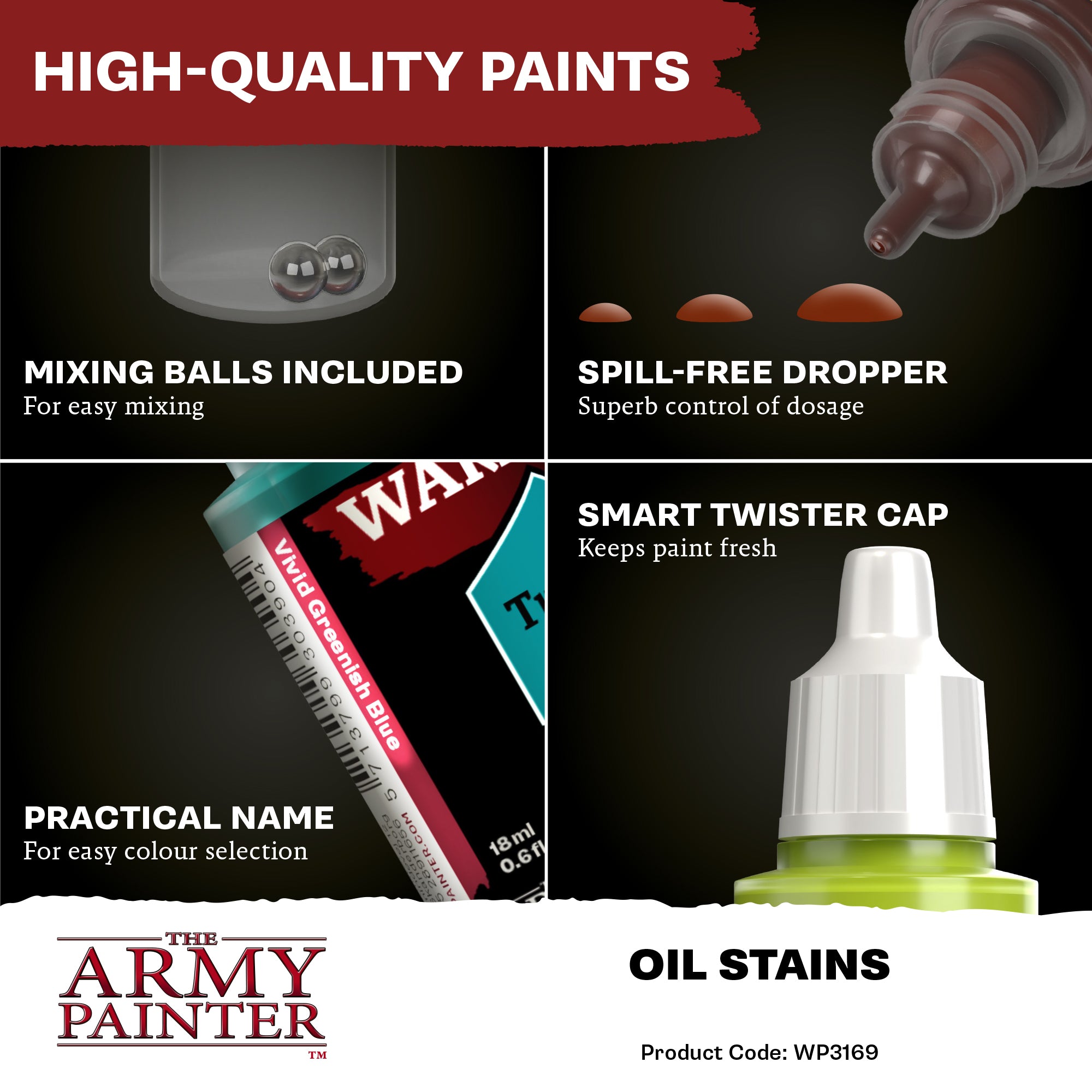 Army Painter Warpaints Fanatic Effects, Oil Stains