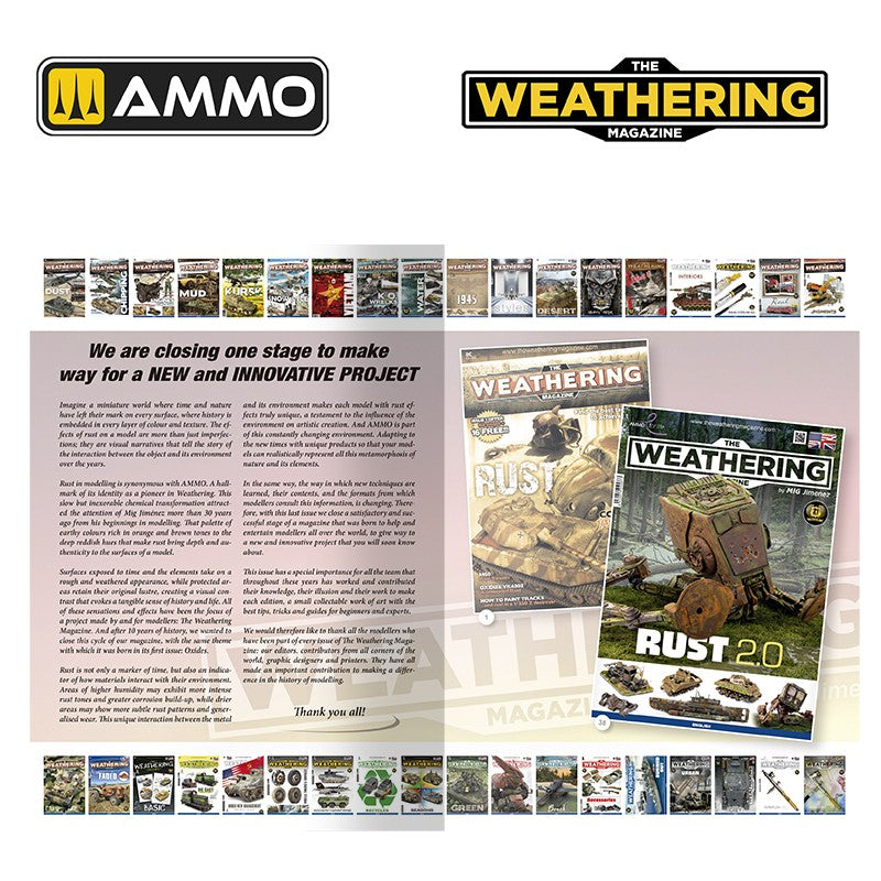 Ammo Mig THE WEATHERING MAGAZINE 38 - Rust 2.0 (English)