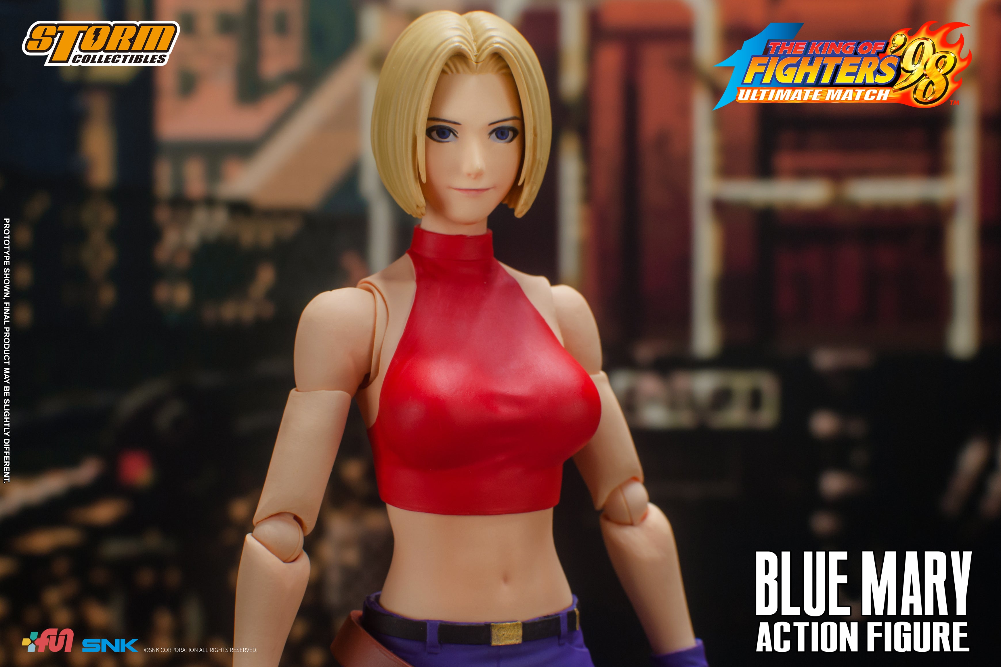 Storm Collectibles 1/12 Action Figure Blue Mary "King of Fighters '98"