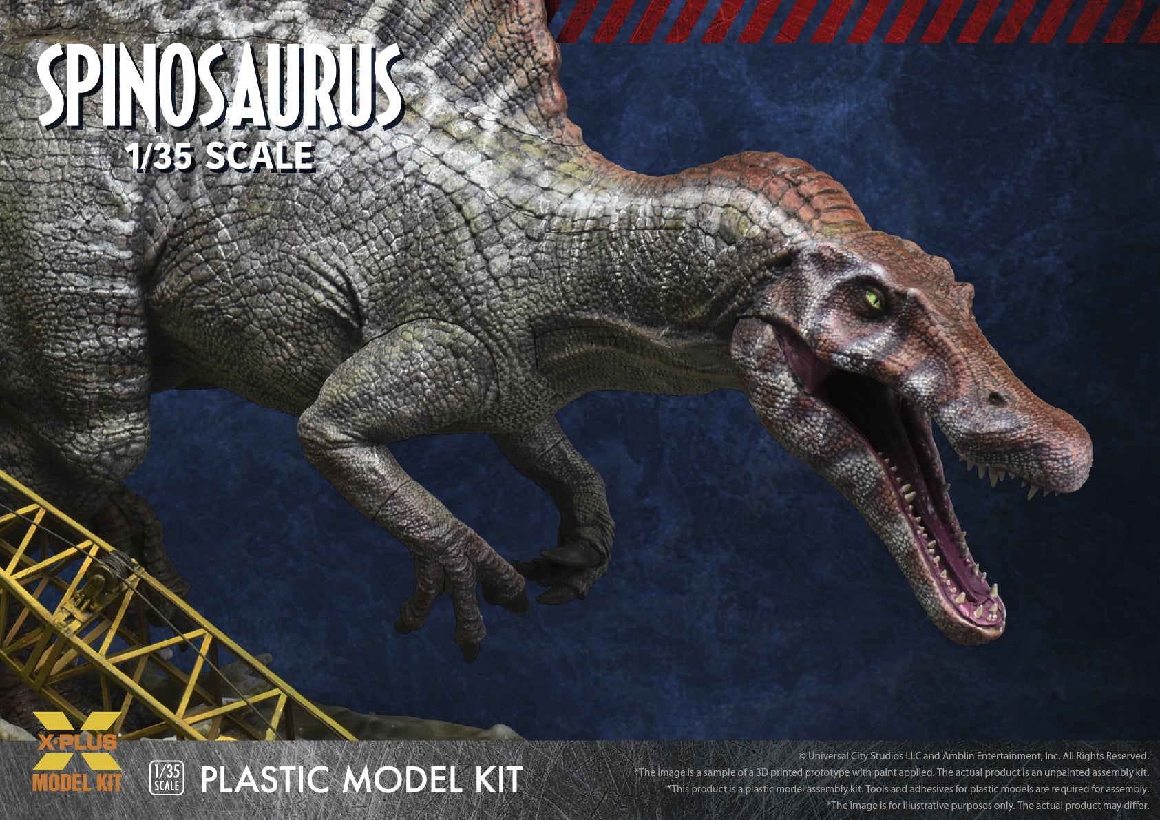 X-Plus 1/35 Jurassic ParkⅢ Spinosaurus