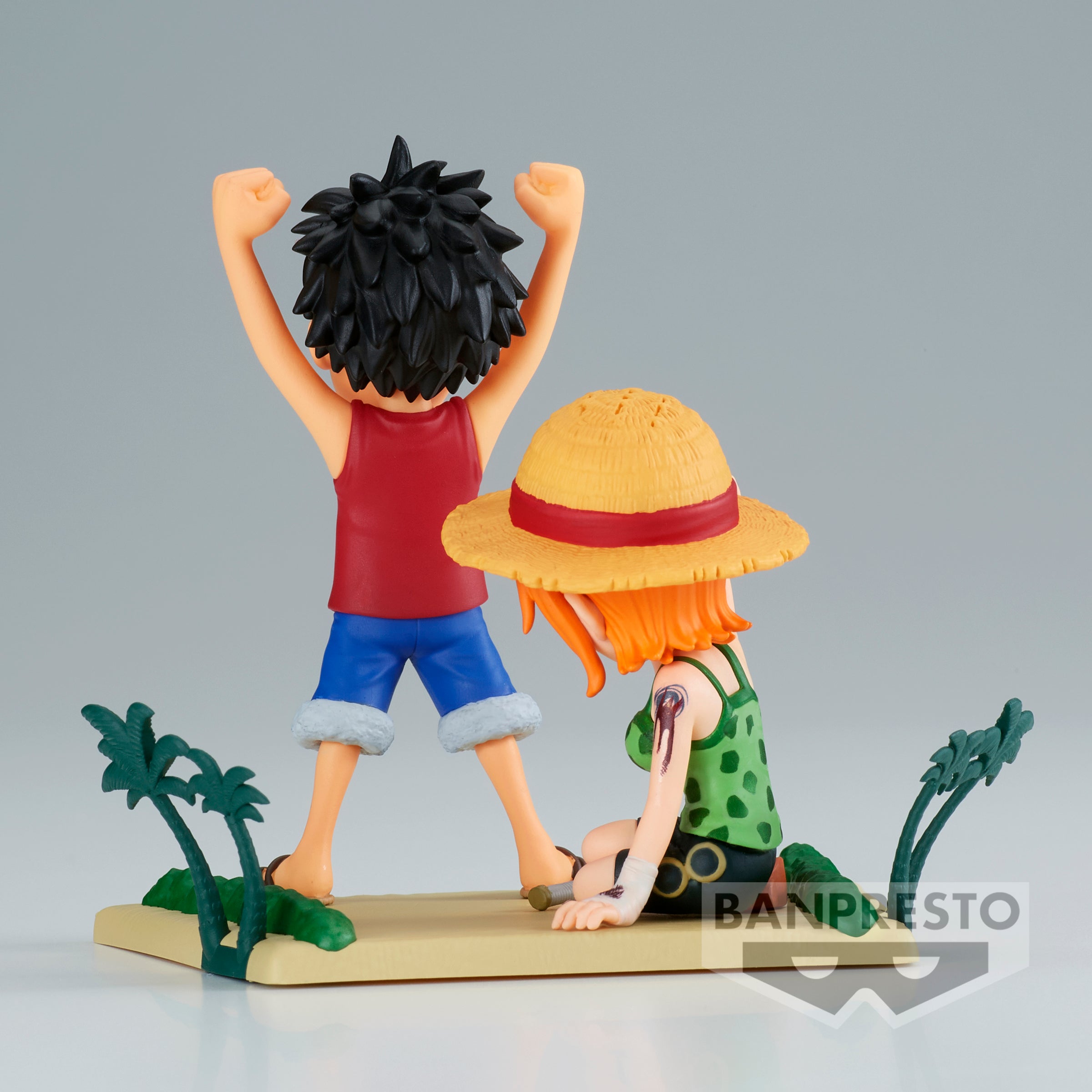 Bandai Spirits World Collectable Figure Log Stories Luffy & Nami "One Piece"