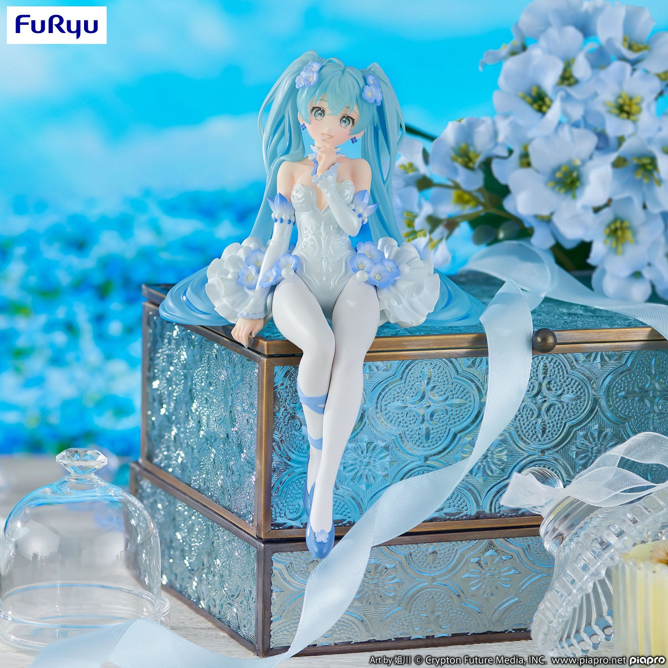 FURYU Corporation Hatsune Miku　Noodle Stopper Figure -Hatsune Miku Flower Fairy Nemophila-(re-run)