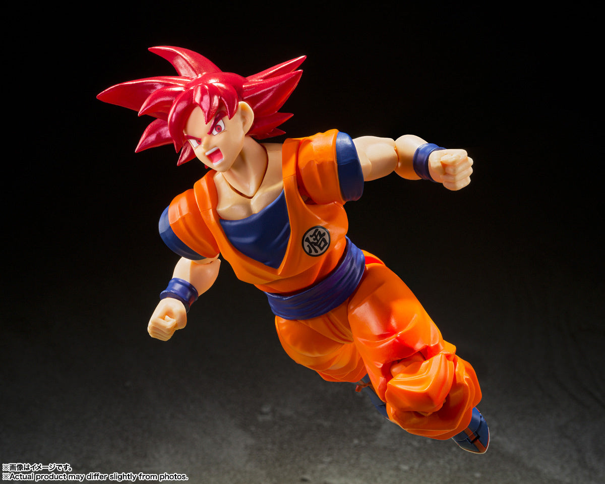 BANDAI Spirits SUPER SAIYAN GOD SON GOKU -SAIYAN GOD OF VIRTUE- "DRAGON BALL SUPER", TAMASHII NATIONS S.H.Figuarts