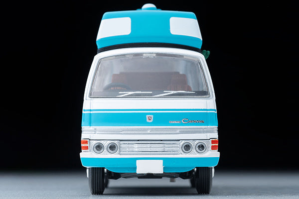 Tomica Limited Vintage NEO 1/64 LV-N312a Nissan Caravan Camper White/Sky Blue 1973