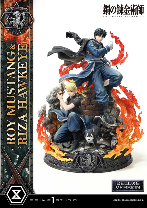 Prime 1 Studio Concept Masterline Fullmetal Alchemist Roy Mustang & Riza Hawkeye DX Bonus Version | 4580708049595