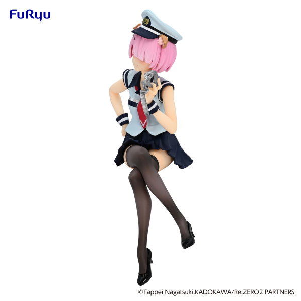 FURYU Corporation Re:ZERO -Starting Life in Another World-　Noodle Stopper Figure -Ram Police Officer Cap with Dog Ears-(4582655070172)(4582655070172)