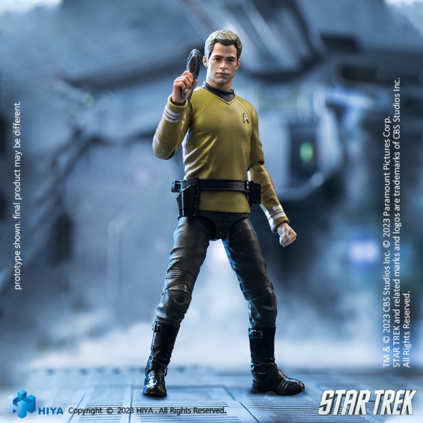 HIYA Toys Exquisite Mini Series 1/18 Scale STAR TREK 2009 Kirk Action Figure