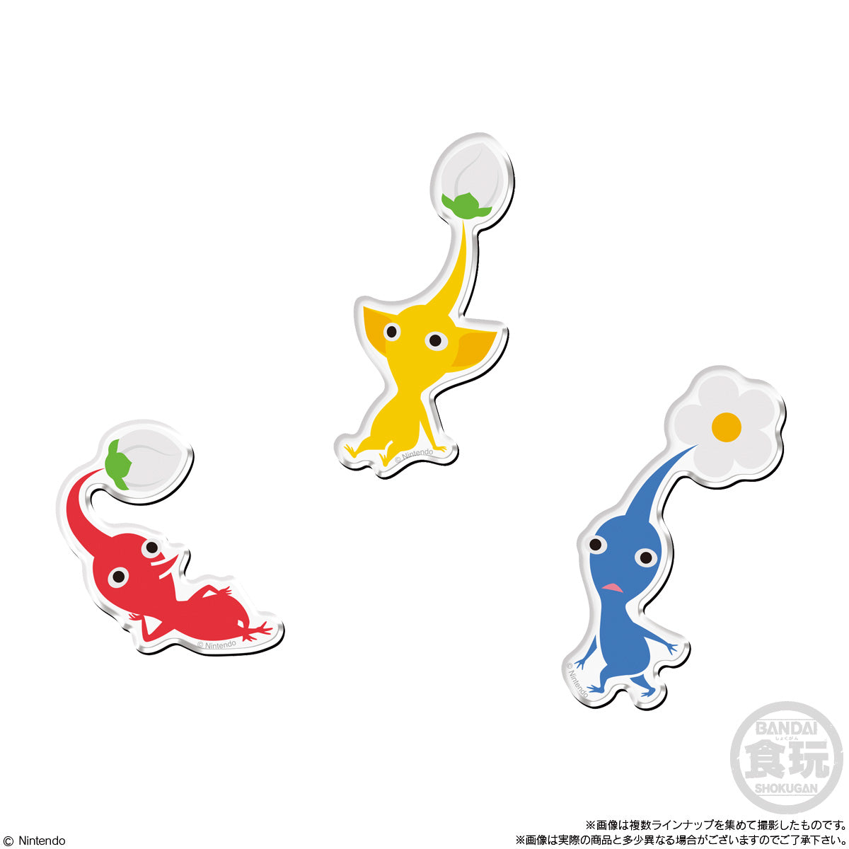 Bandai Shokugan Chara Magnet Pikmin (Blind Box of 14)