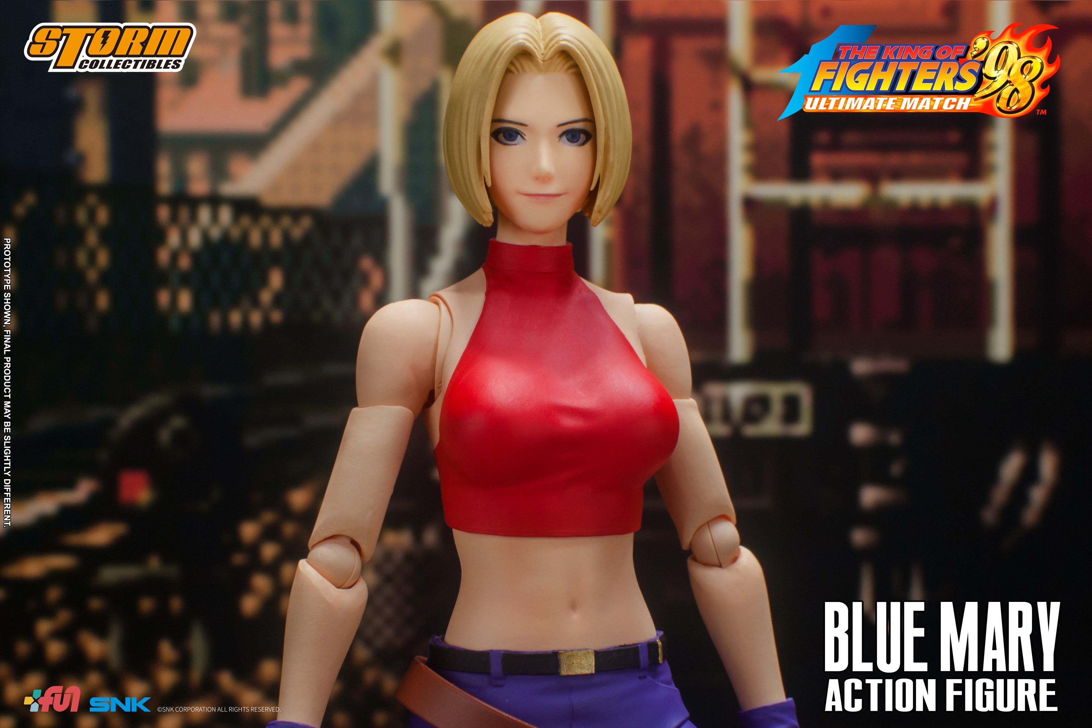 Storm Collectibles 1/12 Action Figure Blue Mary "King of Fighters '98"