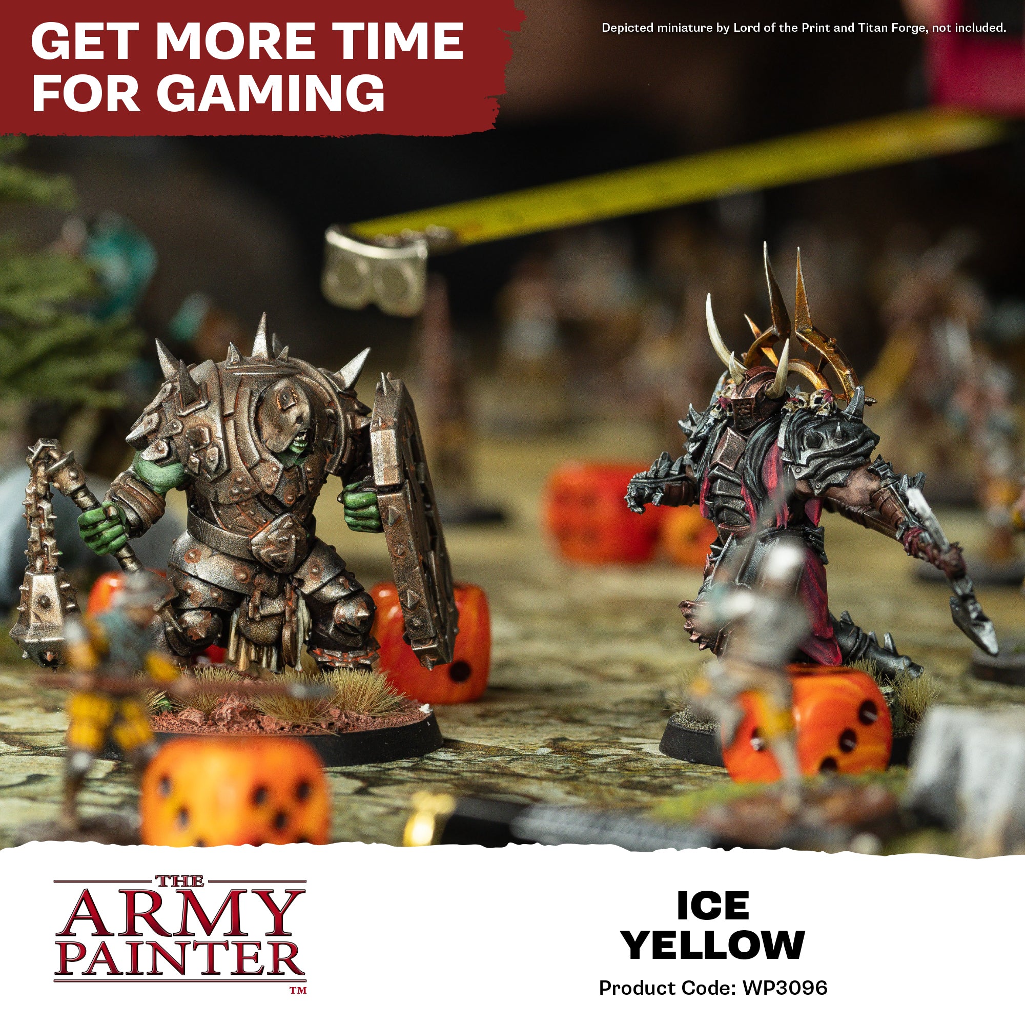 Army Painter Warpaints Fanatic Acrylic, Ice Yellow