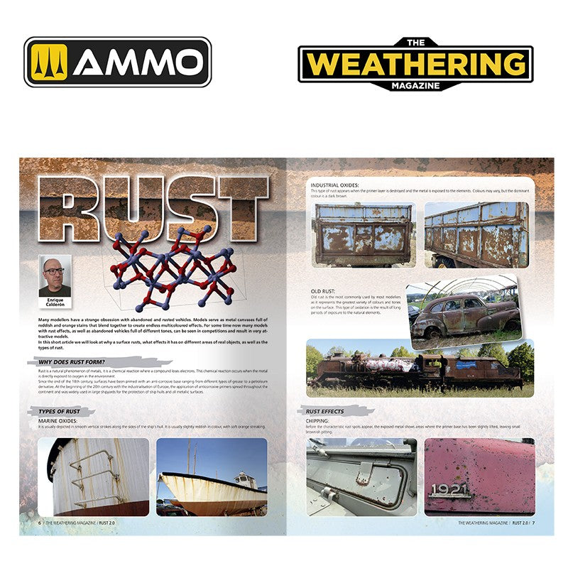 Ammo Mig THE WEATHERING MAGAZINE 38 - Rust 2.0 (English)