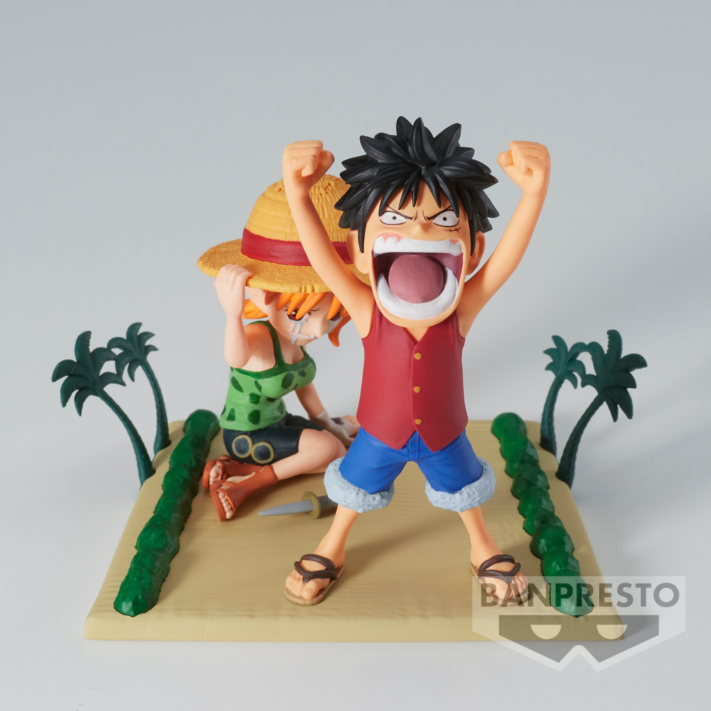 Bandai Spirits World Collectable Figure Log Stories Luffy & Nami "One Piece"