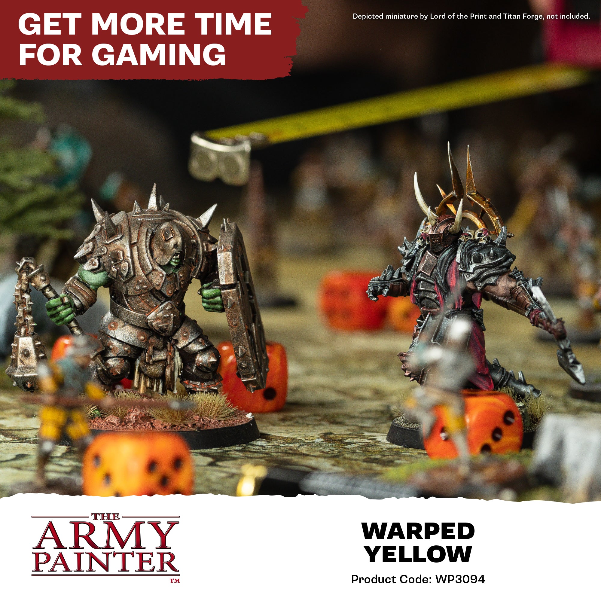 Army Painter Warpaints Fanatic Acrylic, Warped Yellow