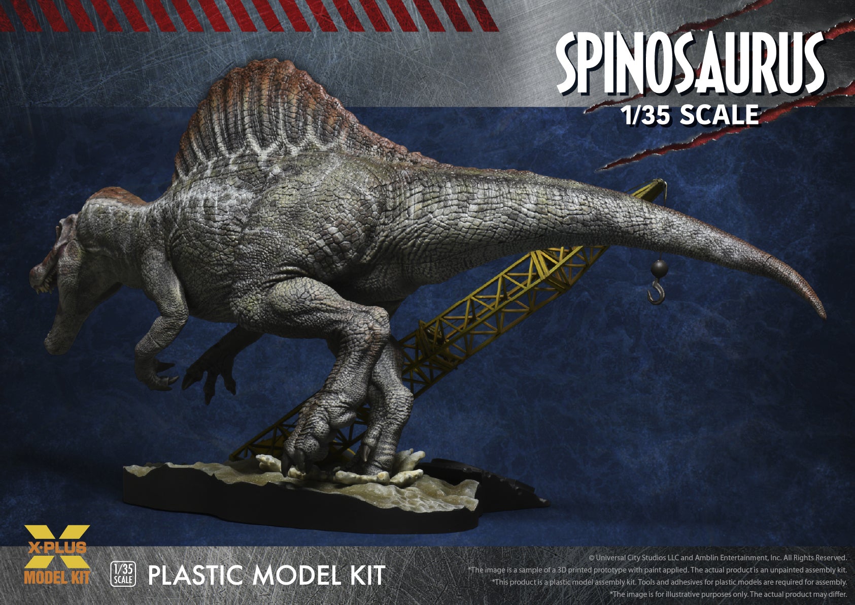 X-Plus 1/35 Jurassic ParkⅢ Spinosaurus