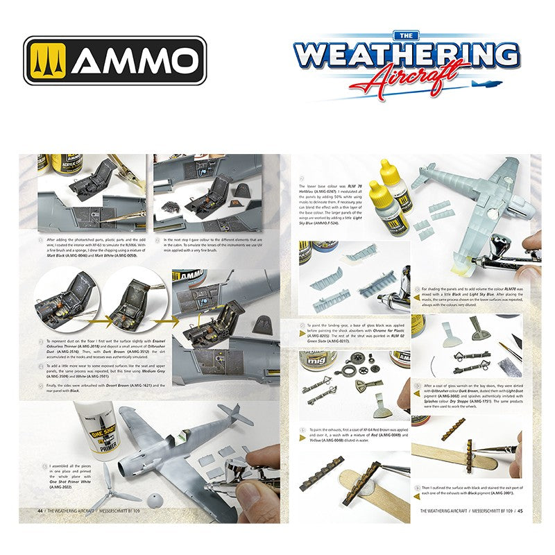 Ammo Mig THE WEATHERING AIRCRAFT 24 - Messerschmitt Bf 109 (English)