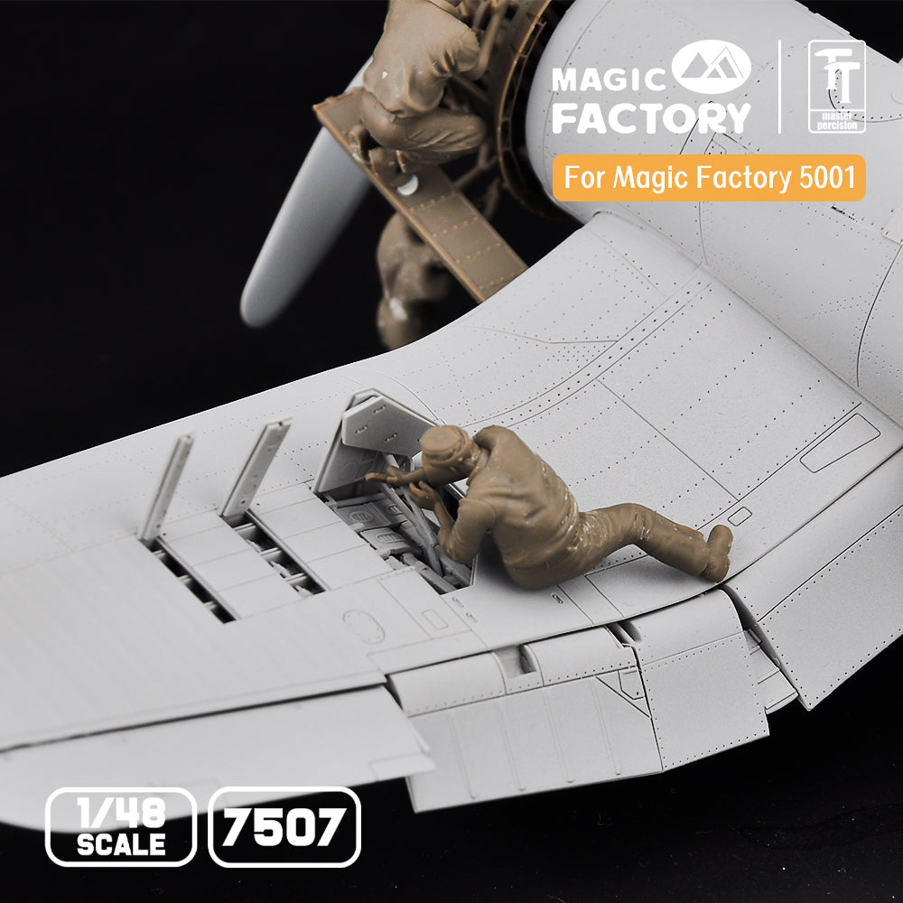 Magic Factory 1/48 Ground Service Crew Set (3D printed)