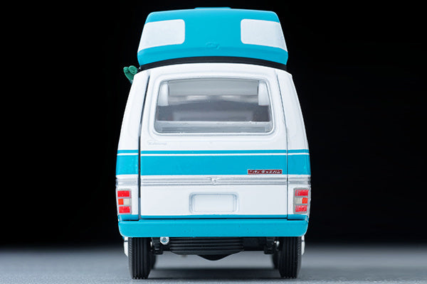 Tomica Limited Vintage NEO 1/64 LV-N312a Nissan Caravan Camper White/Sky Blue 1973