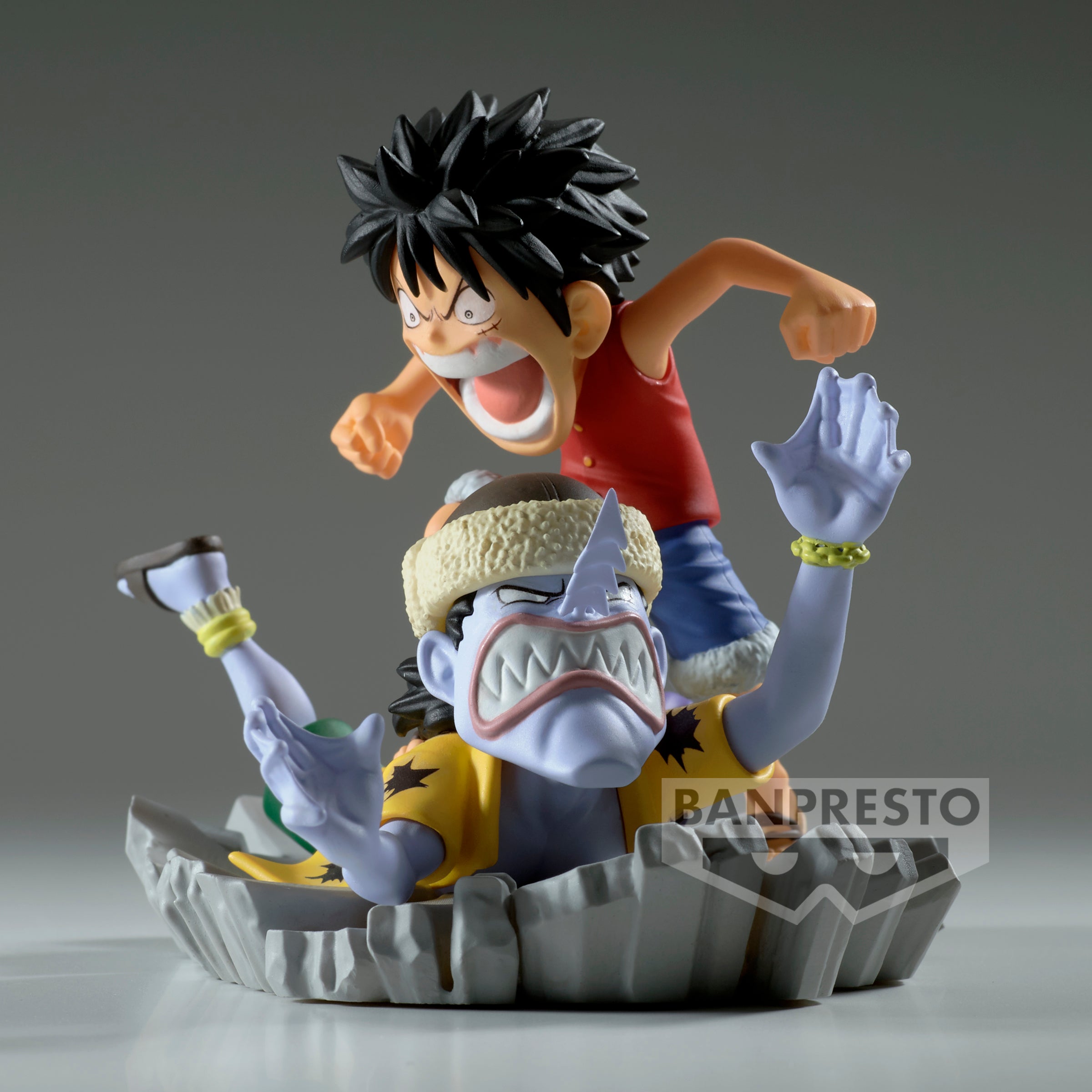 Bandai X Banpresto World Collectable Figure Log Stories Monkey D. Luffy VS Arlong "One Piece"