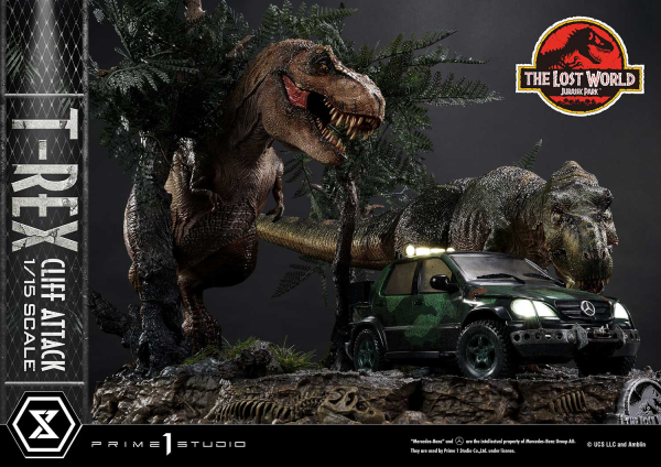 Prime 1 Studio Legacy Museum Collection The Lost World: Jurassic Park (Film) T-Rex Cliff Attack 1/15 scale Bonus Version(4582647121011)(4582647121011)