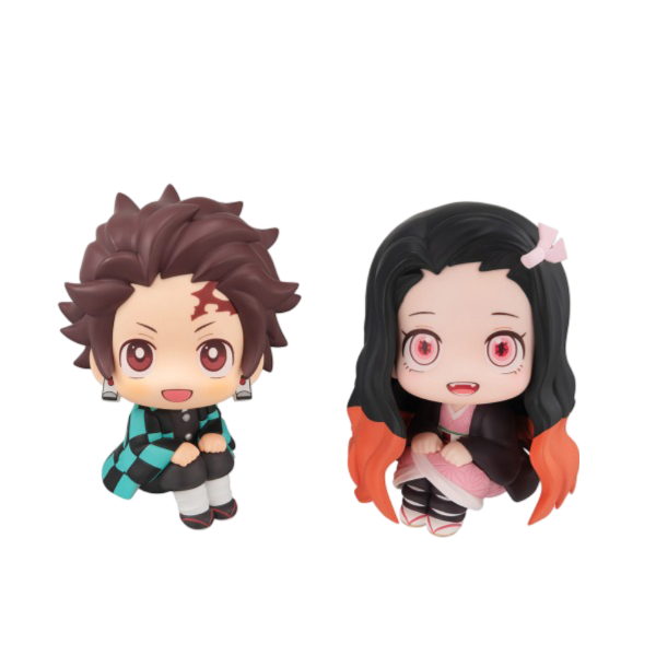 MegaHouse Lookup Demon Slayer：Kimetsu no Yaiba  Tanjiro Kamado Sharp face ver＆Nezuko Kamado Conquered the sun ver. Set【with gift】