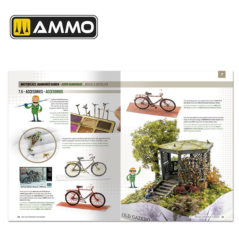 Ammo Mig MODELLING SCHOOL - How to use Vegetation in your Dioramas (English, Castellano)