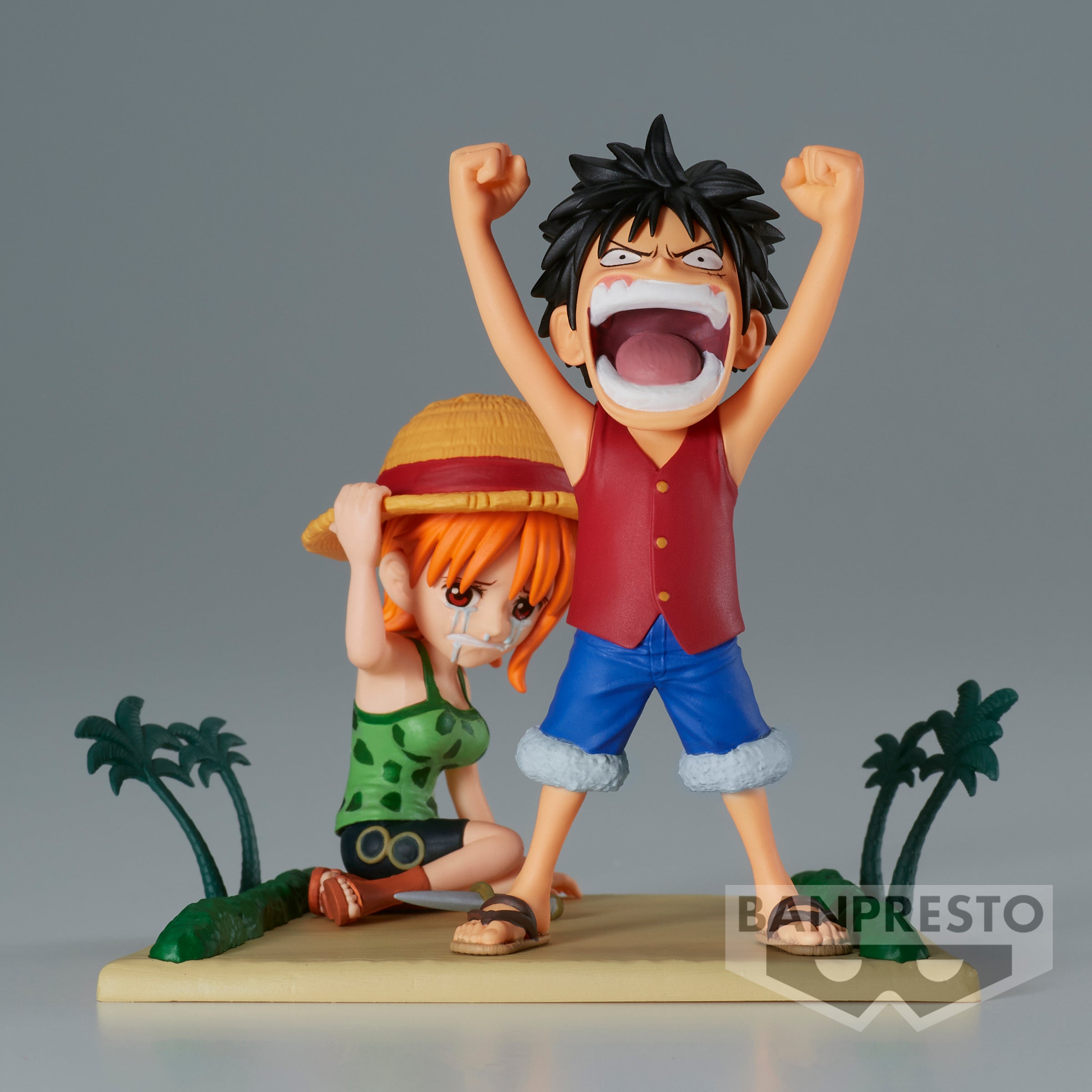 Bandai Spirits World Collectable Figure Log Stories Luffy & Nami "One Piece"