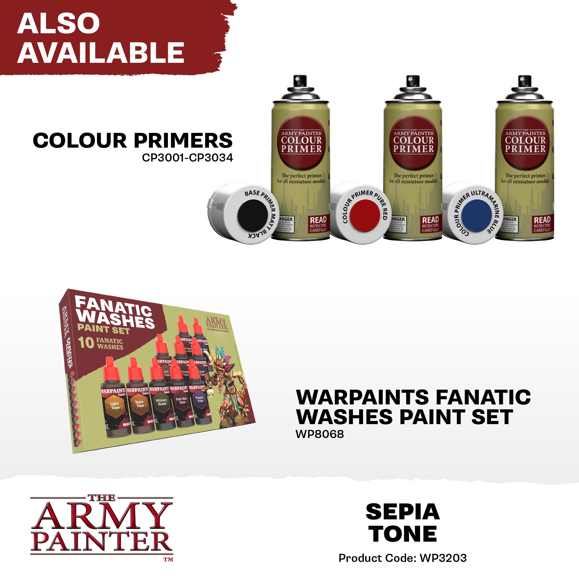 Army Painter Warpaints Fanatic Wash, Sepia Tone