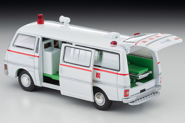 Tomica Limited Vintage NEO 1/64 LV-N Daitokai 01 Nissan Caravan Ambulance Shibuya Hospital