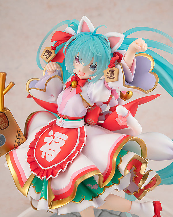 Kadokawa Character Vocal Series 01: Hatsune Miku Series Hatsune Miku Maneki Miku Ver. 1/7 Scale Figure