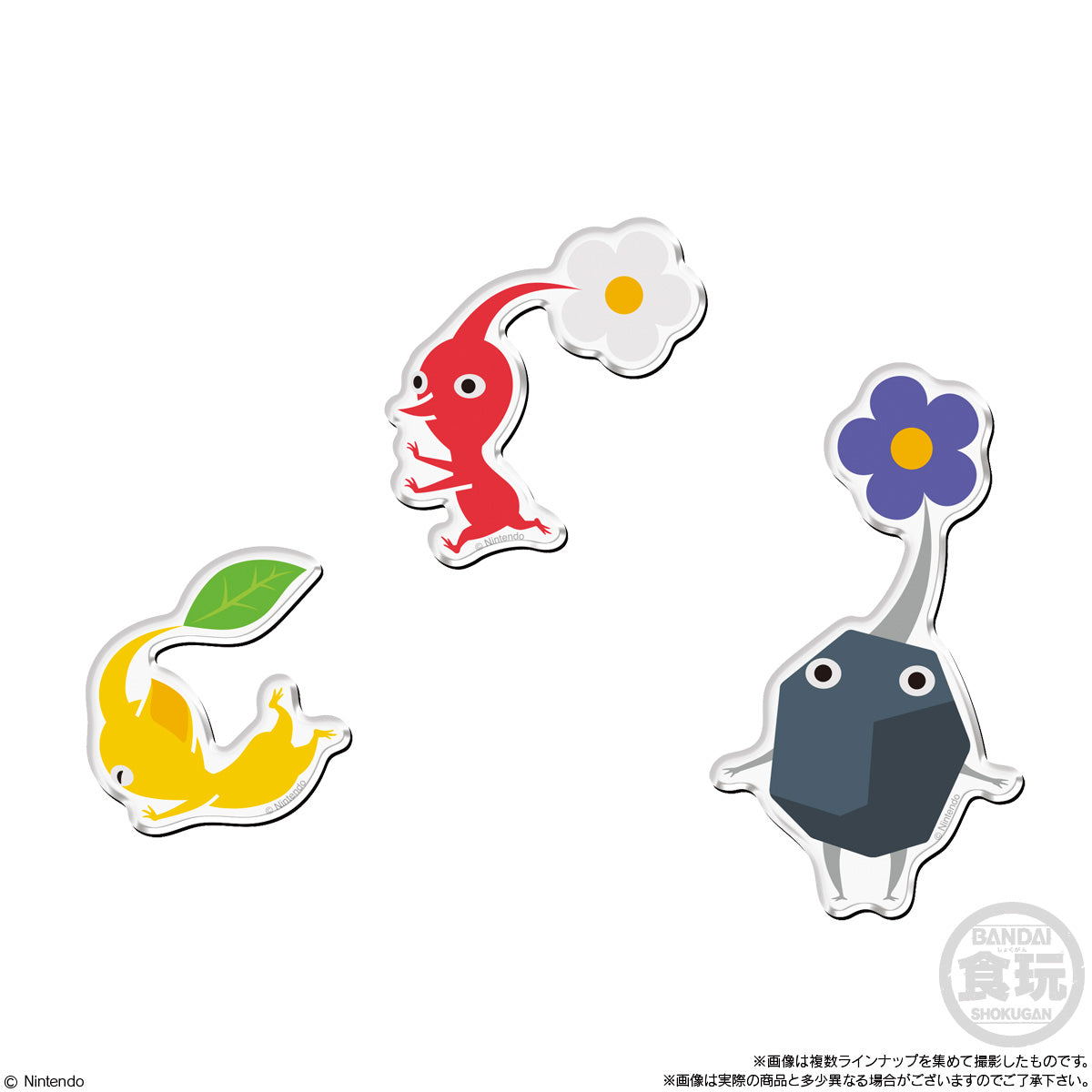 Bandai Shokugan Chara Magnet Pikmin (Blind Box of 14)