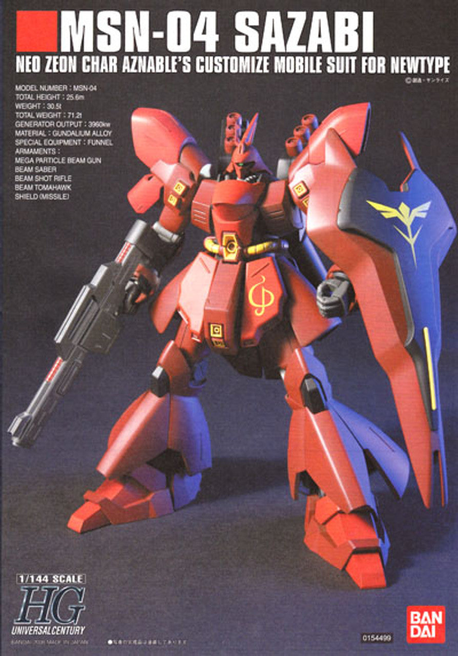 BANDAI Hobby HGUC 1/144 #88 Sazabi