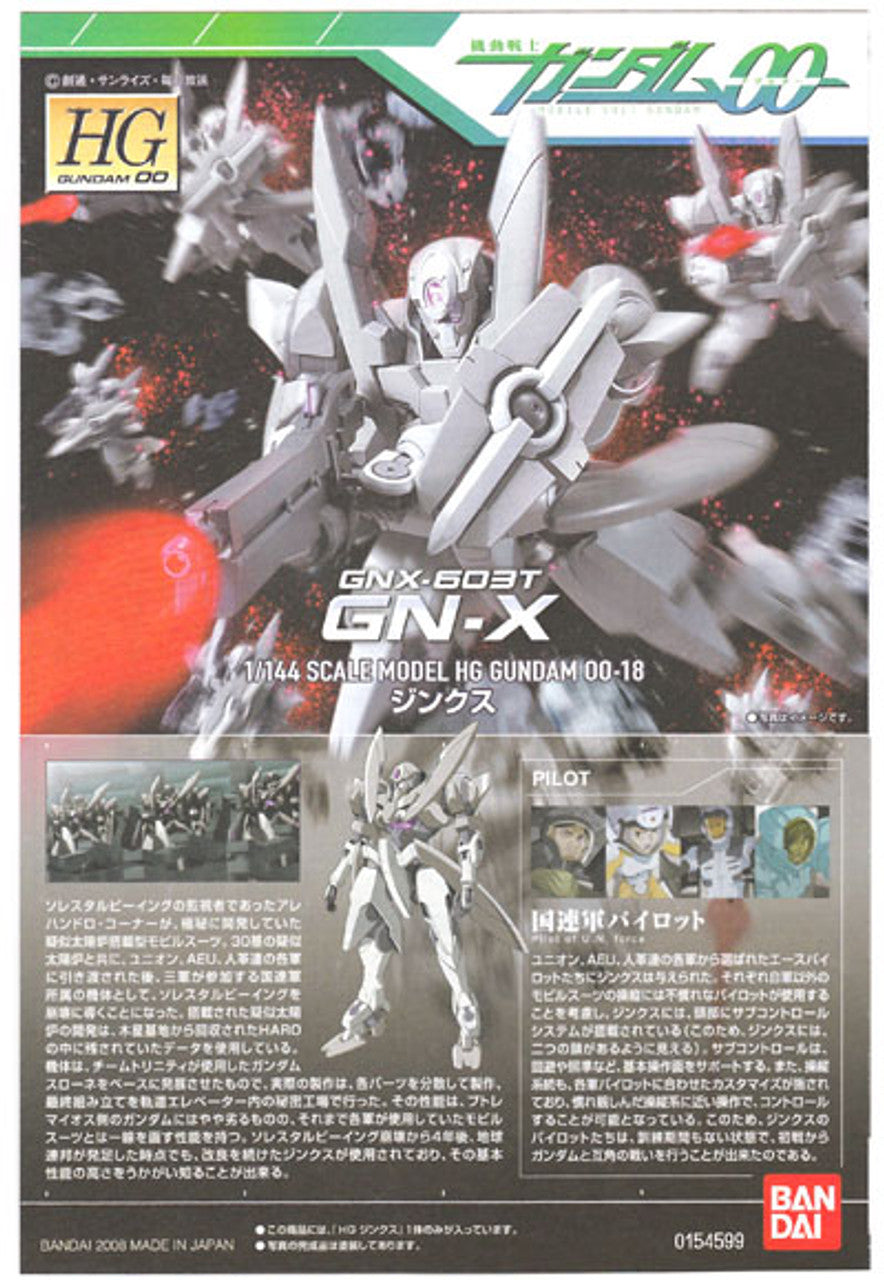 BANDAI Hobby HG 1/144 #18 GN-X