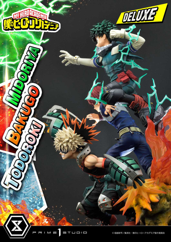 Prime 1 Studio Ultimate Premium Masterline My Hero Academia Midoriya, Bakugo & Todoroki Deluxe Version(4582535945804)(4582535945804)