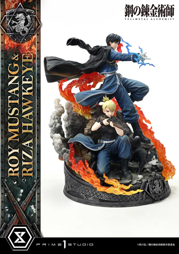 Prime 1 Studio Concept Masterline Fullmetal Alchemist Roy Mustang & Riza Hawkeye DX Bonus Version | 4580708049595