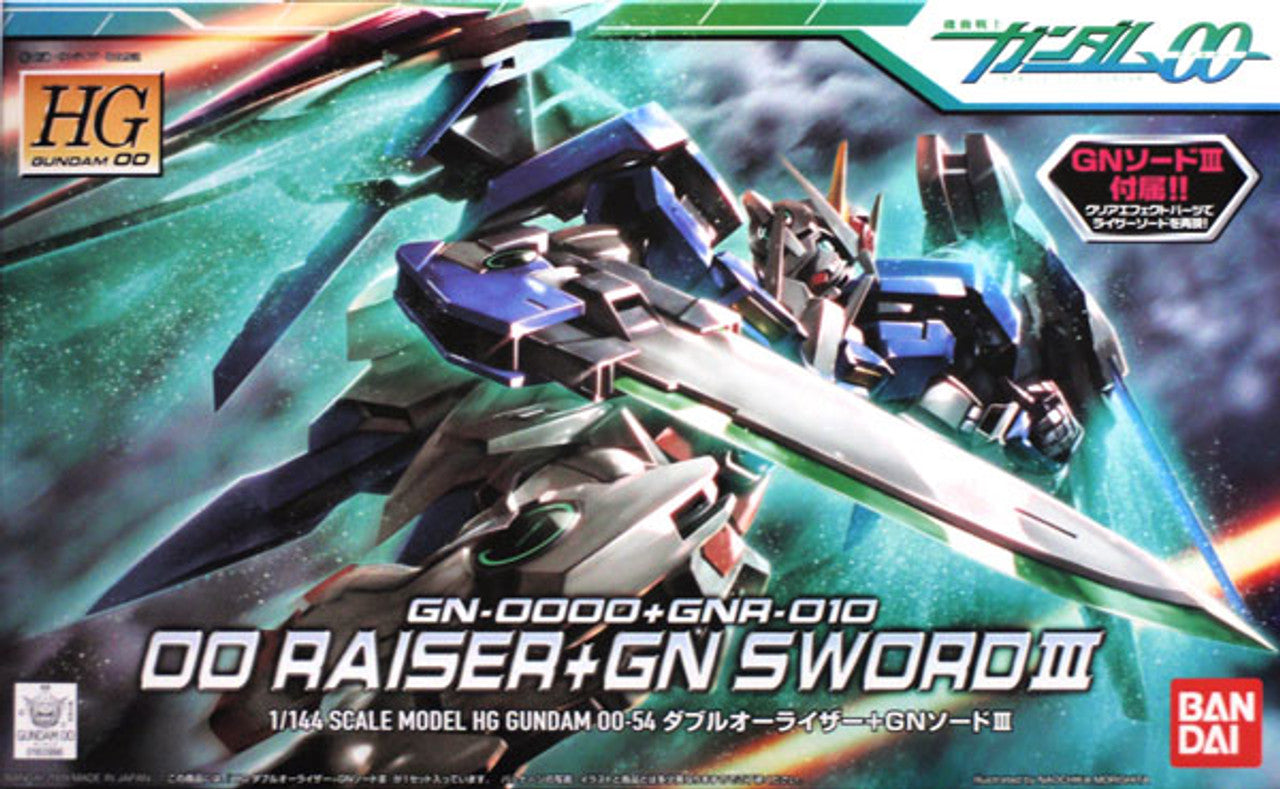 BANDAI Hobby HG 1/144 #54 OO Raiser + GN Sword