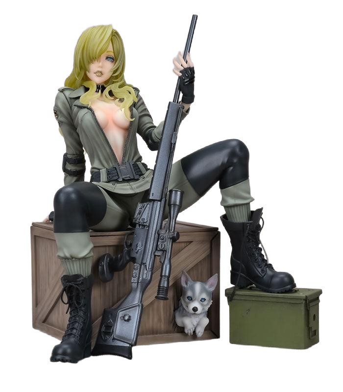 KOTOBUKIYA METAL GEAR SOLID SNIPER WOLF BISHOUJO STATUE(4934054065783)