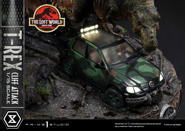 Prime 1 Studio Legacy Museum Collection The Lost World: Jurassic Park (Film) T-Rex Cliff Attack 1/15 scale Bonus Version(4582647121011)(4582647121011)